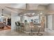 Open-concept floor plan with kitchen bar and living room at 414 Long Cove Ct, Ormond Beach, FL 32174