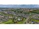 Aerial view of the Millenia Park Community showing well-manicured lawns, scenic ponds, and beautiful community features at 5095 Southlawn Ave, Orlando, FL 32811