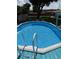 Backyard pool with clear water and decking, creating a refreshing outdoor oasis at 3439 Swindell Rd, Lakeland, FL 33810