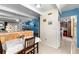 Cozy dining area with adjacent breakfast bar, bright paint, and tile flooring at 4209 Club Cir, Lakeshore, FL 33854