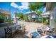 Outdoor patio featuring an inviting seating area, perfect for relaxation and entertaining at 739 Park Hill Ave, Lakeland, FL 33801