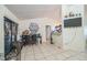Dining area with tile floors and a small dinette set at 107 Talavera Ln, Kissimmee, FL 34758