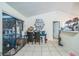 Dining area with tile floors and a small dinette set at 107 Talavera Ln, Kissimmee, FL 34758