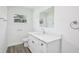Modern bathroom featuring a vanity with pristine countertop and modern fixtures for a spa-like experience at 5525 Tillman Rd, Lakeland, FL 33810