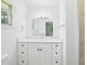Bathroom featuring modern vanity, ample lighting, and pristine countertop for a spa-like experience at 5525 Tillman Rd, Lakeland, FL 33810