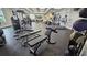 Community gym with modern workout equipment including treadmills, weight machines, and free weights at 2528 Ladoga Dr, Lakeland, FL 33805