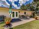 Patio area with outdoor furniture and a grill, perfect for relaxing and entertaining outdoors at 6909 Farris Dr, Lakeland, FL 33811