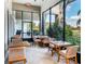 Inviting outdoor patio featuring modern furniture, creating a perfect space for relaxation and social gatherings at 2132 Limestone Trl, Kissimmee, FL 34747