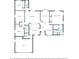 Detailed floor plan showcasing the layout of the home, including bedrooms, bathrooms, and living spaces at 8628 Sw 133Rd Lane Rd, Ocala, FL 34473