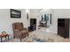 Open floorplan with a view of the dining room featuring a bay window at 8628 Sw 133Rd Lane Rd, Ocala, FL 34473