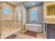This bathroom has a tub and shower at 12902 Sw 138Th Loop, Dunnellon, FL 34432