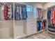 This walk-in closet has a variety of organizational options at 12902 Sw 138Th Loop, Dunnellon, FL 34432