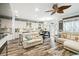 Open living area connects to kitchen, offering seamless flow and ample space at 3229 Gardner Oaks Ln, Lakeland, FL 33810