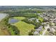 A view of a Gathering-friendly neighborhood featuring a lake, playground, tennis courts, and community pool at 297 Beacon Pointe Dr, Ocoee, FL 34761
