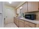 Functional kitchen with ample counter space, modern appliances, and natural light at 13449 Ashley Ct, Grand Island, FL 32735