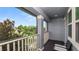 Screened-in patio with nice railing to keep the bugs away while enjoying the view at 16324 Brisk Breeze Aly, Winter Garden, FL 34787