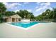 Community pool with bathhouse and lots of room to play at 16828 N Gold Star Ct, Clermont, FL 34714