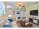 Bright living room featuring modern decor and neutral-toned walls at 475 W Ethelene St, Bartow, FL 33830