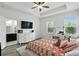 Bedroom with decor, with a ceiling fan and closet at 1143 Presidential Ln, Apopka, FL 32703