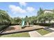Community playground includes slides and climbing features for children at 1143 Presidential Ln, Apopka, FL 32703