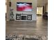 Bright living room with fireplace and modern design at 204 Madison St, Minneola, FL 34715