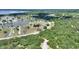 Beautiful aerial view of condo neighborhood next to a lake showcasing the landscape at 4711 Club Cir, Lakeshore, FL 33854