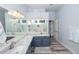 Bathroom featuring dual vanities, granite countertops, and ample lighting at 2423 Turnberry Dr, Oviedo, FL 32765