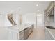 Spacious kitchen featuring a large center island and stainless steel appliances at 2199 Broadbrook Drive, St Cloud, FL 34771