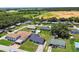 An aerial view shows this neighborhood's nicely maintained lawns, landscaping, and well-maintained homes at 2902 Wheeler St, Bartow, FL 33830