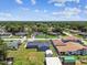 An aerial view shows this neighborhood's nicely maintained lawns, landscaping, and well-maintained homes at 2902 Wheeler St, Bartow, FL 33830