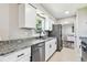 Close-up of kitchen sink with stainless steel appliances and granite countertops at 2902 Wheeler St, Bartow, FL 33830