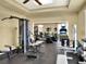 Spacious gym featuring a variety of exercise equipment and a well-lit atmosphere at 1074 Canary S Cir, Lakeland, FL 33809