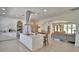 Expansive kitchen featuring modern appliances, large island, and open concept design at 359 Terminal Ave, Polk City, FL 33868