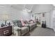 This lovely living room is spacious and open at 4709 Club Cir, Lakeshore, FL 33854