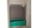 Unfinished bathroom features a retro-green tub set in an alcove, ready for your personal touch at 5722 Cattle Ranch Drive, St Cloud, FL 34771