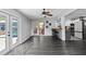 Open floor plan with access to the backyard pool and the kitchen area at 4621 Musket Dr, Lakeland, FL 33810