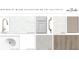 Sample of kitchen and bathroom materials with countertops, faucet, flooring, backsplash, and cabinet style at 5724 Haystack Drive, St Cloud, FL 34771