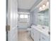 Recently renovated bathroom with walk-in shower at 8851 Sw 116Th Street Rd, Ocala, FL 34481