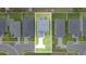 Aerial view of a single-Gathering home showcasing its roof, driveway, landscaping, and neighborhood setting at 1518 Louise Ave, Auburndale, FL 33823