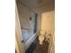 Bathroom features a shower and tub combination with toilet and basic fixtures at 606 Carrigan Woods Trl, Oviedo, FL 32765