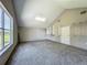 Large bonus room with ample natural light, featuring carpeted floors, storage shelves and a view of a green landscape at 10222 Rockridge Rd, Lakeland, FL 33810