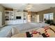 Bright living room featuring custom built-ins and comfortable seating at 10222 Rockridge Rd, Lakeland, FL 33810