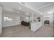 Inviting living room with an island, open layout, and modern design elements at 1048 W Lime St, Lakeland, FL 33815