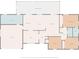 Floor plan of the house shows the layout of the rooms, including the kitchen, bedrooms and bathrooms at 5324 Messina, Lakeland, FL 33813