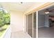 View from the balcony overlooking the condo and living room at 946 15Th St # 202, Daytona Beach, FL 32117