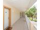 Inviting exterior hallway provides access to the units with nice views at 946 15Th St # 202, Daytona Beach, FL 32117
