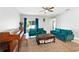 Comfortable living space with neutral tones and large windows at 303 Briarbrook Ln, Haines City, FL 33844
