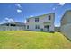 Spacious backyard with a well-maintained lawn and privacy fence, ideal for outdoor enjoyment at 2005 Carnostie Rd, Winter Haven, FL 33884