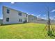 Spacious backyard featuring a well-manicured lawn and privacy fence, ideal for relaxation at 2005 Carnostie Rd, Winter Haven, FL 33884