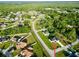 Expansive aerial view of community neighborhood, lush landscaping, and well-manicured lawns at 1430 Tern Ct, Poinciana, FL 34759